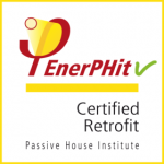 EnerPHit Logo for certified construction projects